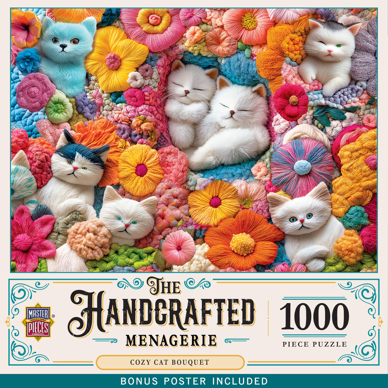 The Handmade Menagerie - Cozy Cat Bouquet Cats