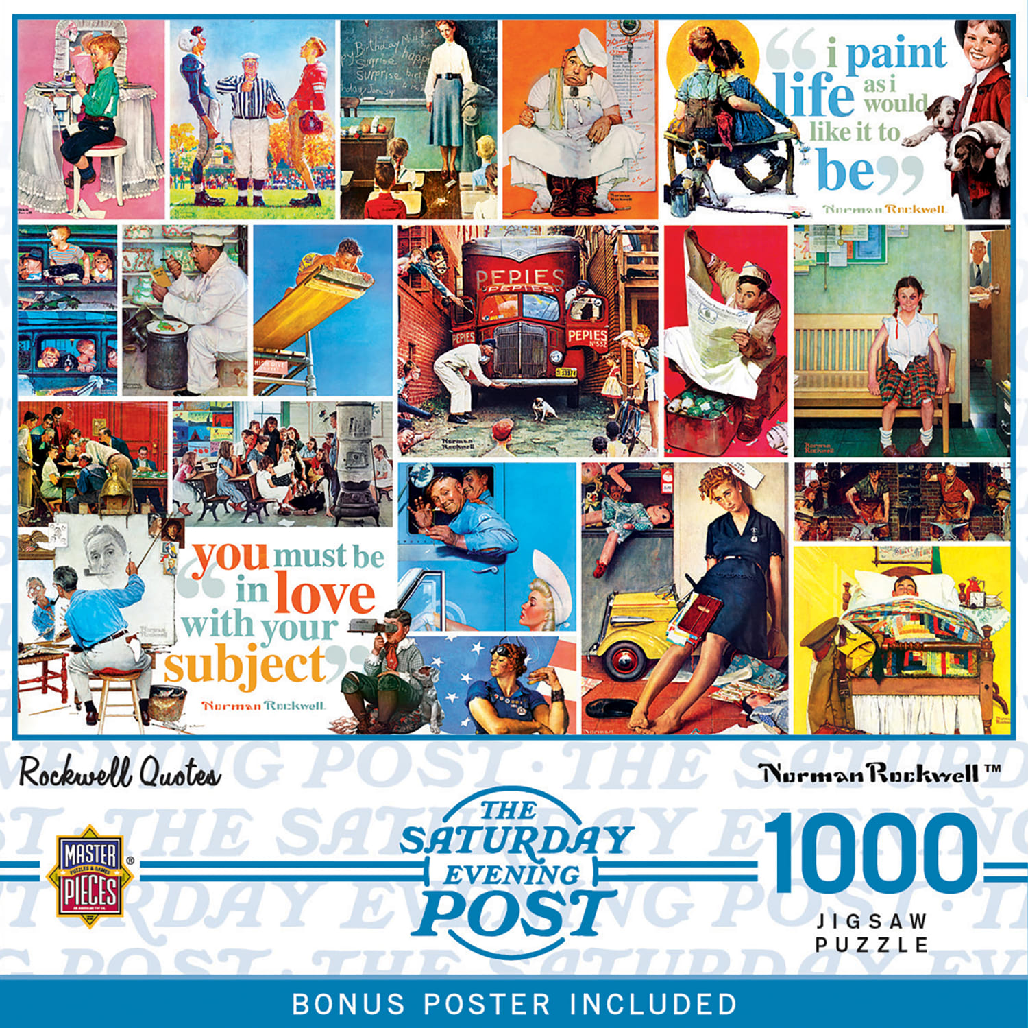 Saturday Evening Post - Norman Rockwell Quotes Nostalgic & Retro