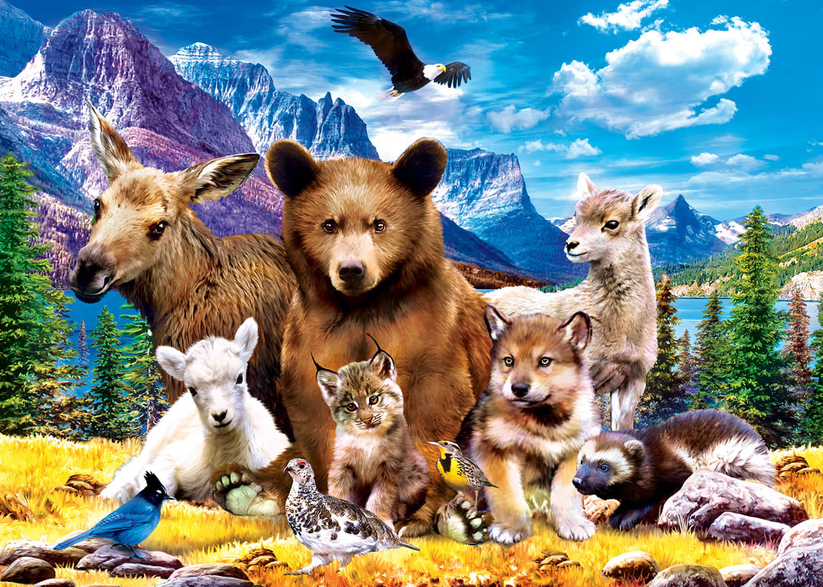 Glacier Forest Animal