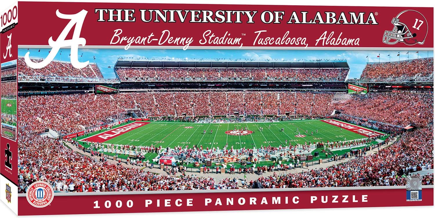 Alabama Crimson Tide NCAA Stadium Panoramics Center View