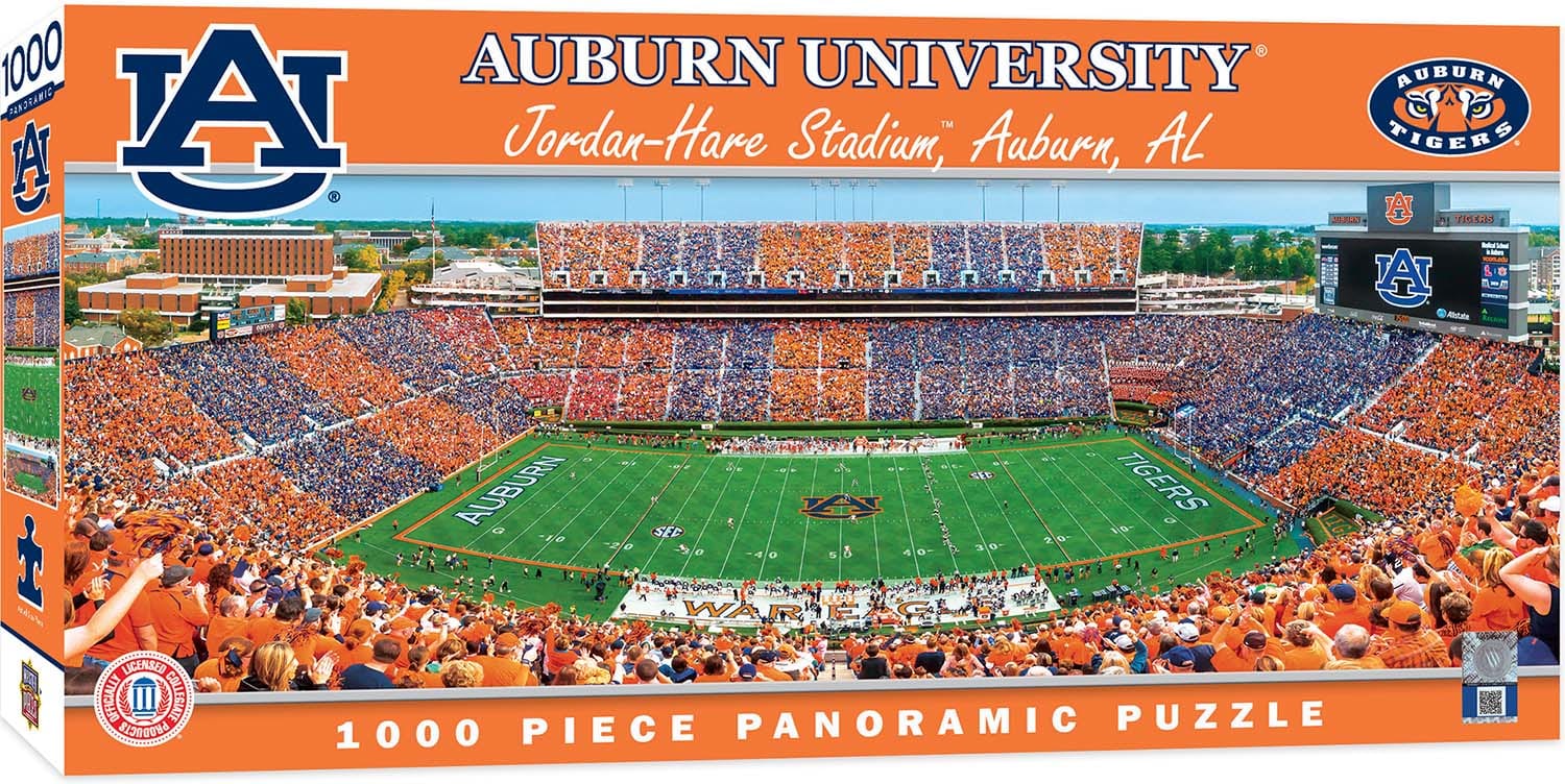 Auburn Tigers NCAA Stadium Panoramics Center View