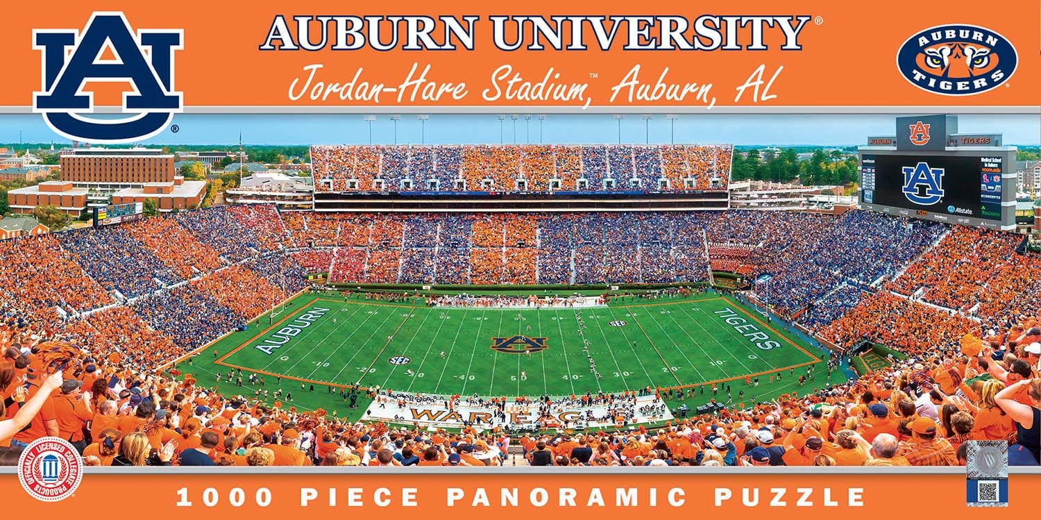 Auburn Tigers NCAA Stadium Panoramics Center View