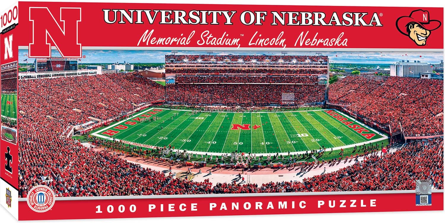Nebraska Cornhuskers NCAA Stadium Panoramics Center View