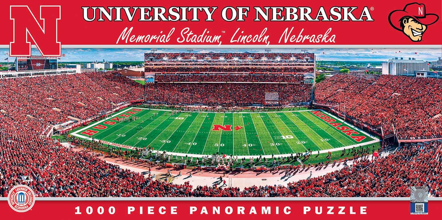 Nebraska Cornhuskers NCAA Stadium Panoramics Center View