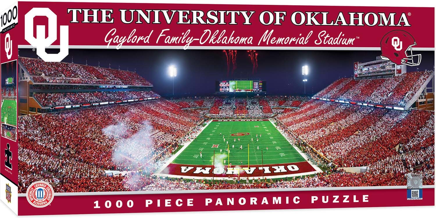 Oklahoma Sooners NCAA Stadium Panoramics End View