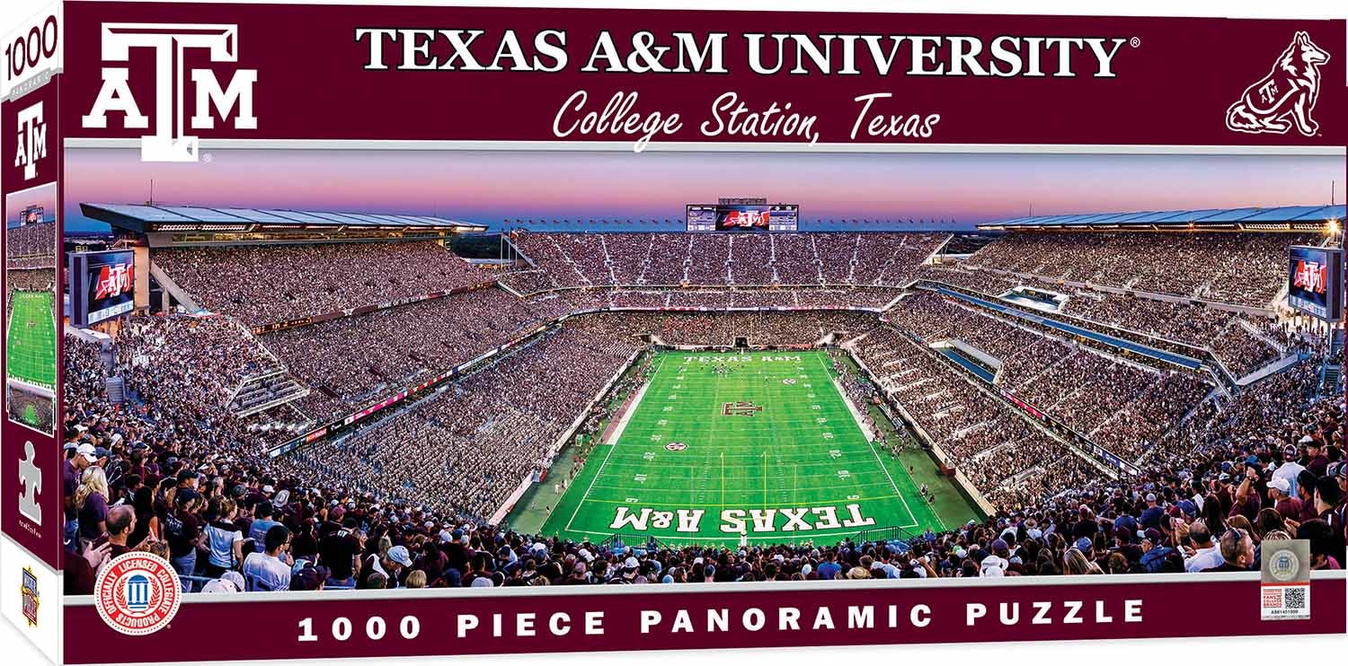 Texas A&M Aggies NCAA Stadium Panoramics End View