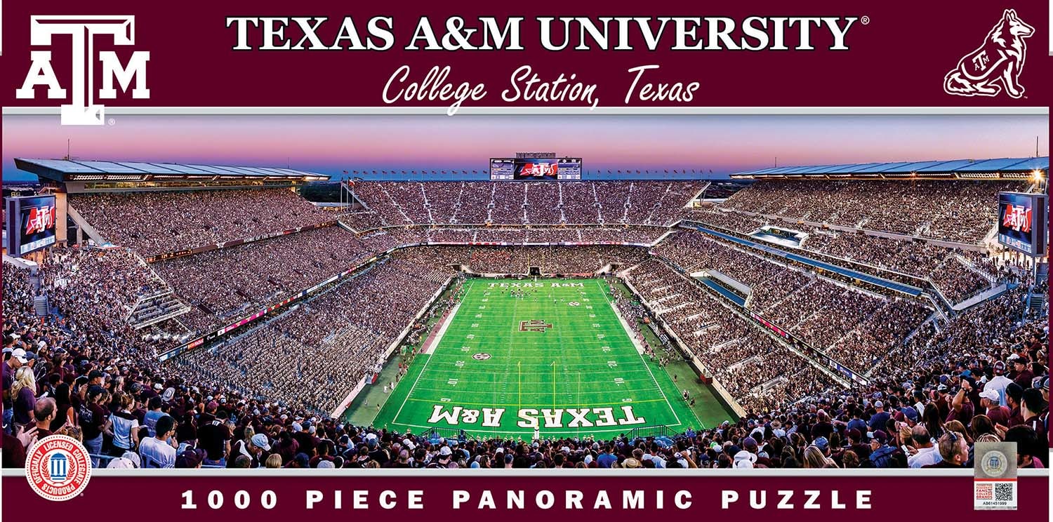 Texas A&M Aggies NCAA Stadium Panoramics End View