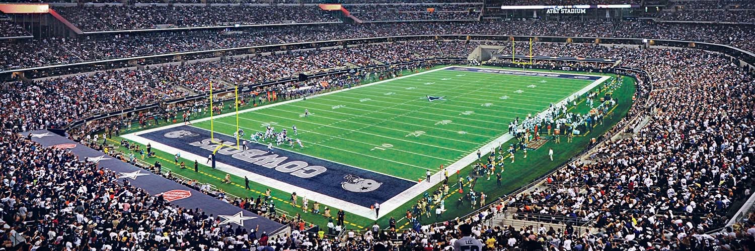 Dallas Cowboys NFL Stadium Panoramics End View Sports