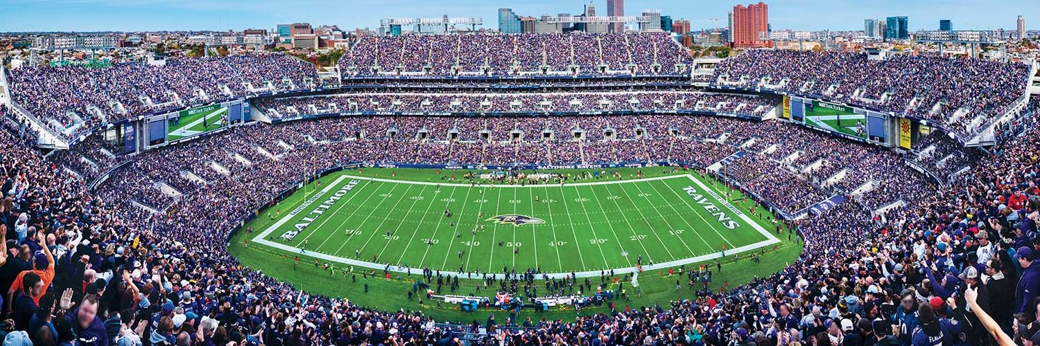 Baltimore Ravens NFL Stadium Panoramics Center View Sports