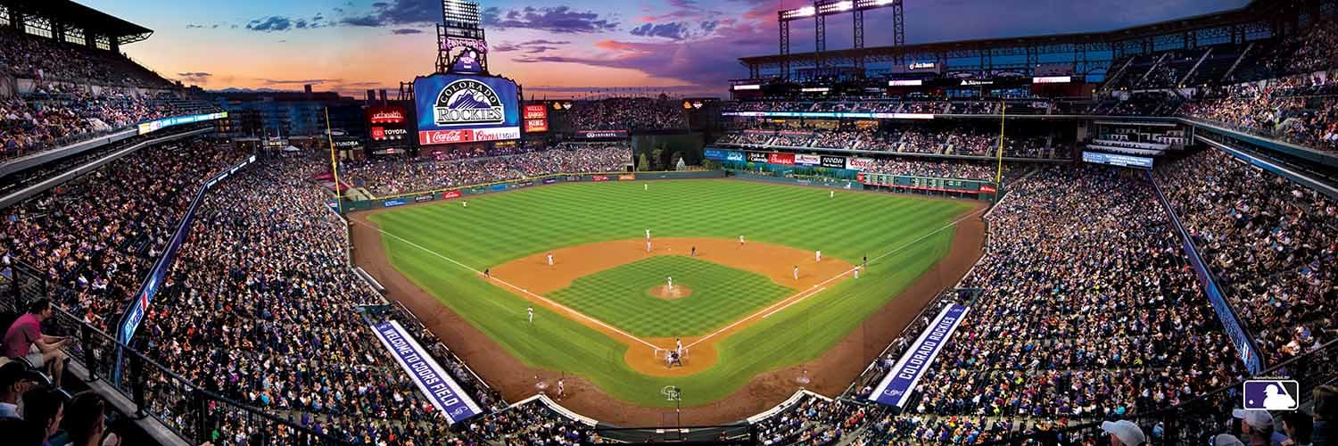 Colorado Rockies MLB Stadium Panoramics Center View Sports