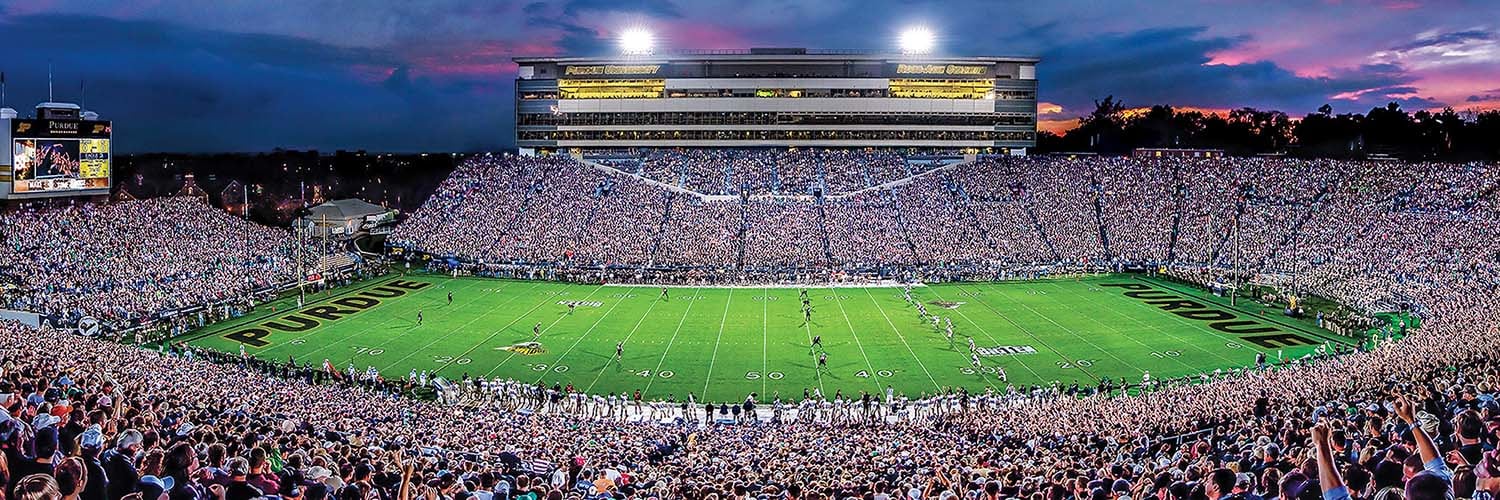 Purdue Boilermakers NCAA Stadium Panoramics Center View Sports