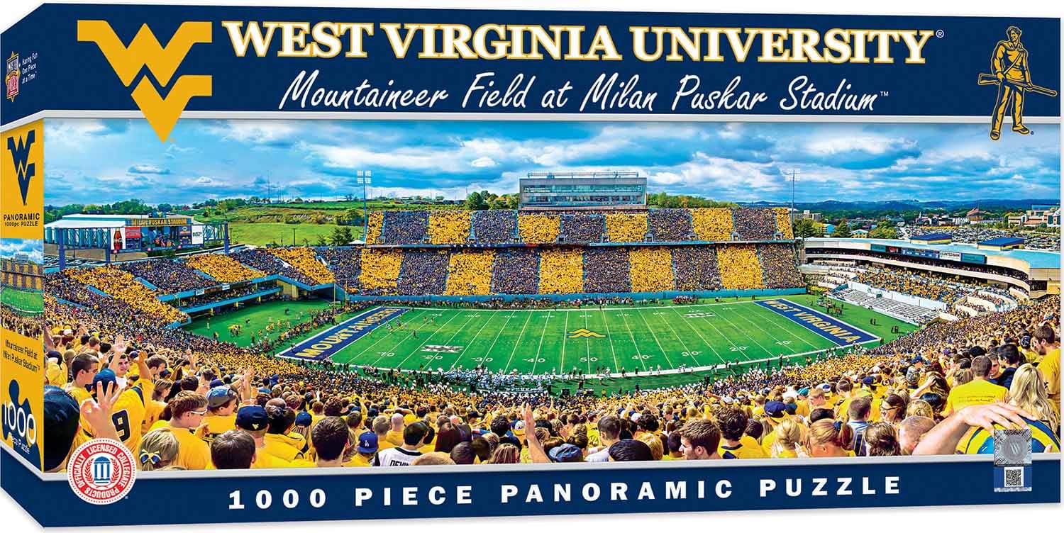 West Virginia Mountaineers NCAA Stadium Panoramics Center View
