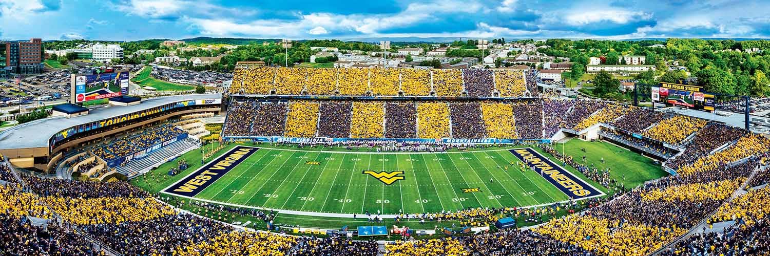 West Virginia Mountaineers NCAA Stadium Panoramics Center View