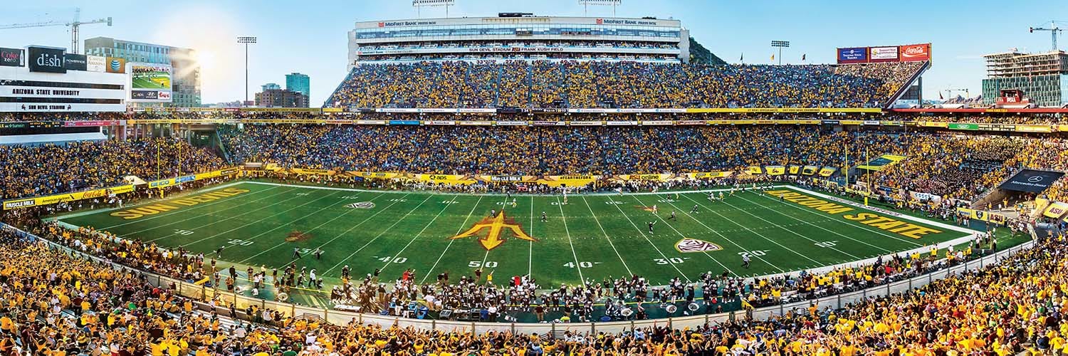 Arizona State Sun Devils NCAA Stadium Panoramics Center View Sports