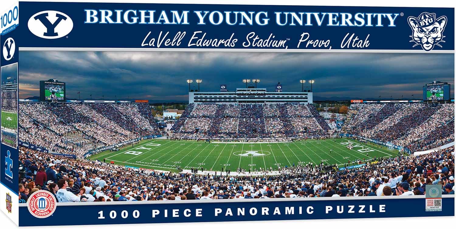 BYU Cougars NCAA Stadium Panoramics Center View