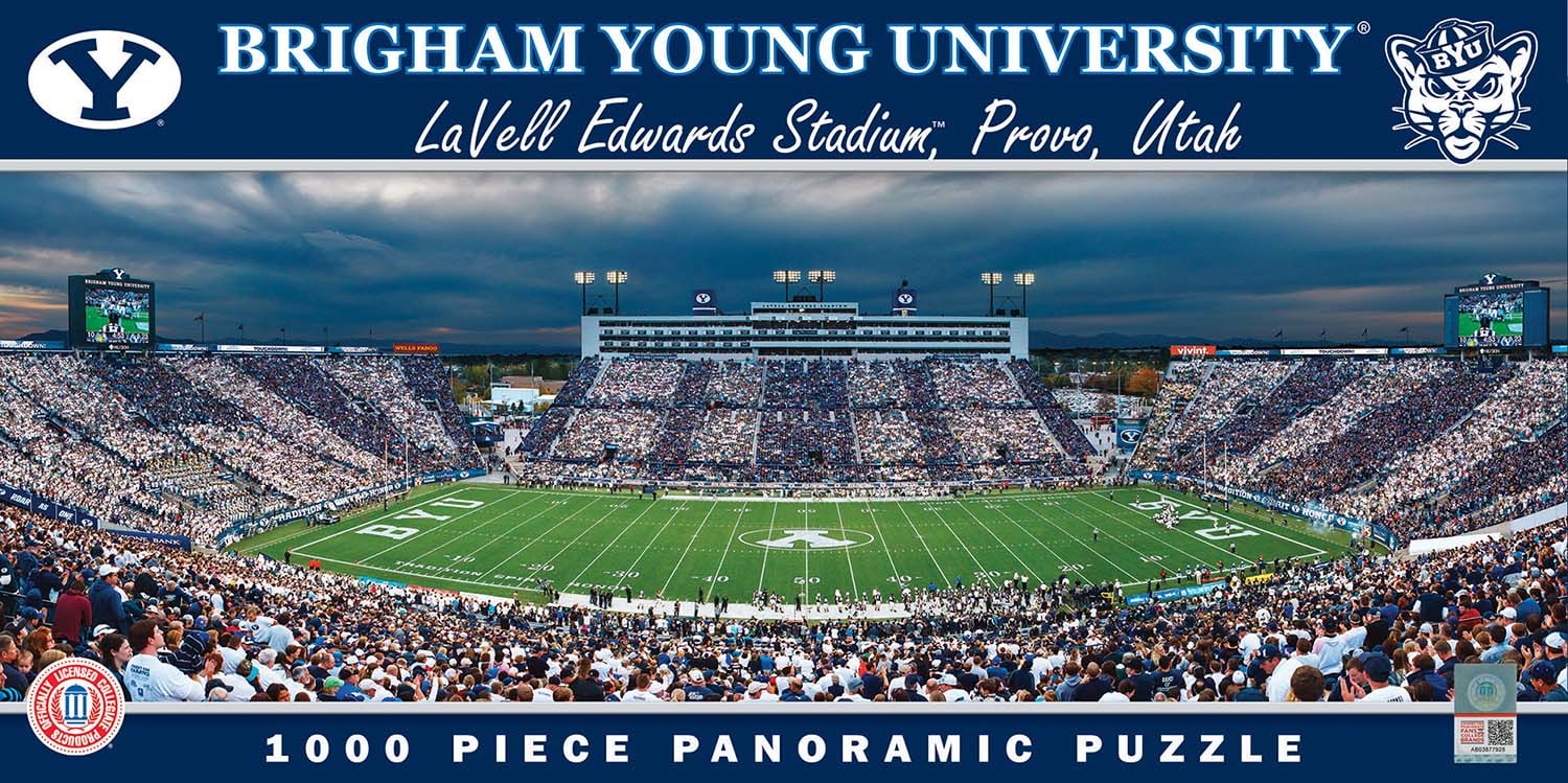 BYU Cougars NCAA Stadium Panoramics Center View