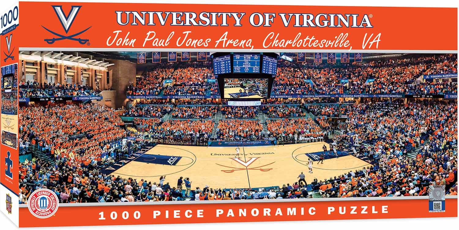 Virginia Cavaliers NCAA Stadium Panoramics Basketball Center View
