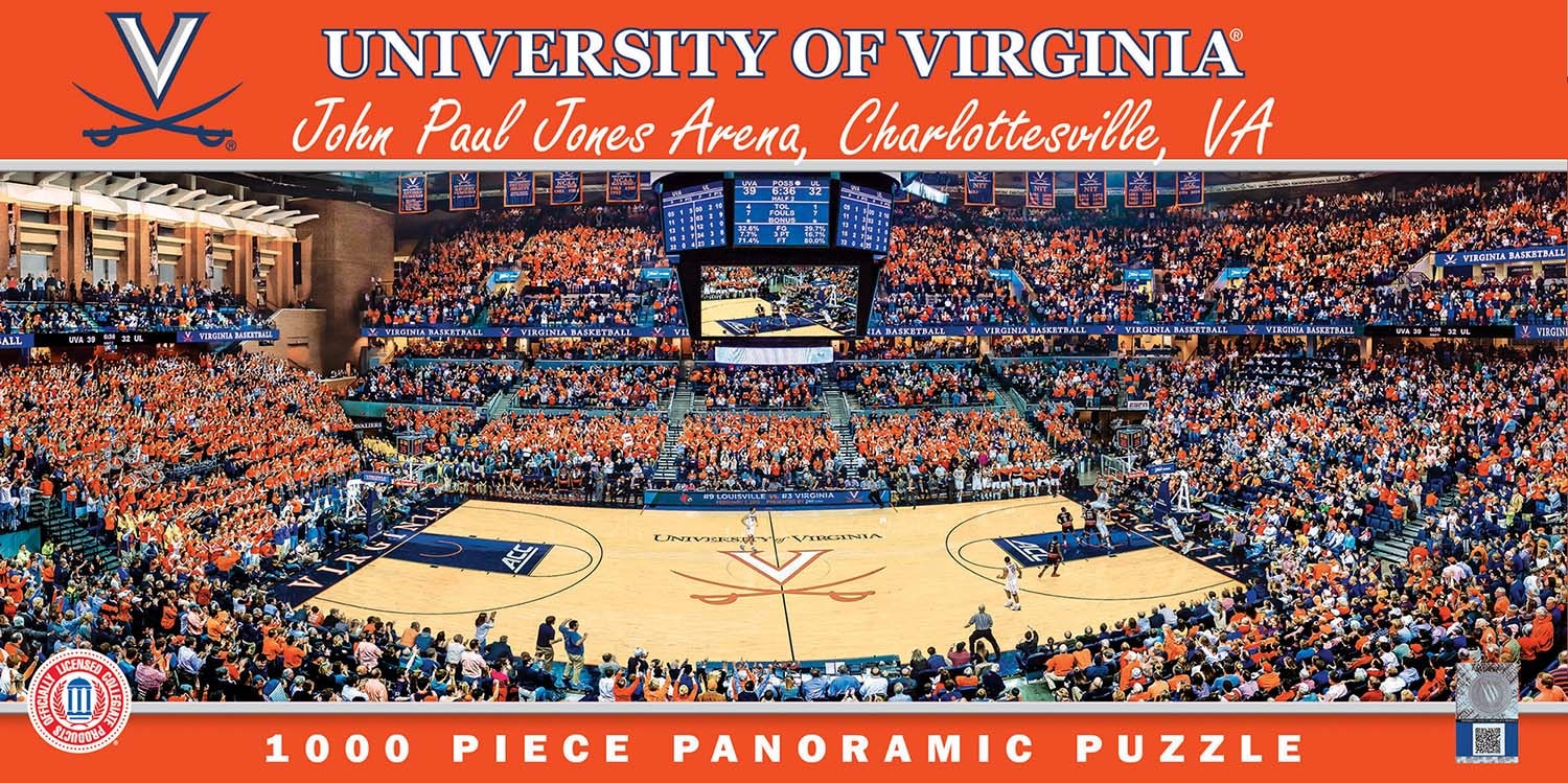 Virginia Cavaliers NCAA Stadium Panoramics Basketball Center View