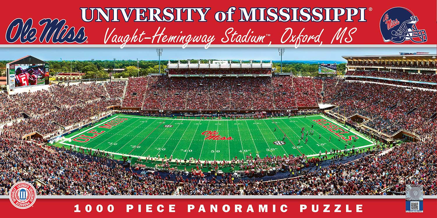 Ole Miss Rebels NCAA Stadium Panoramics Center View