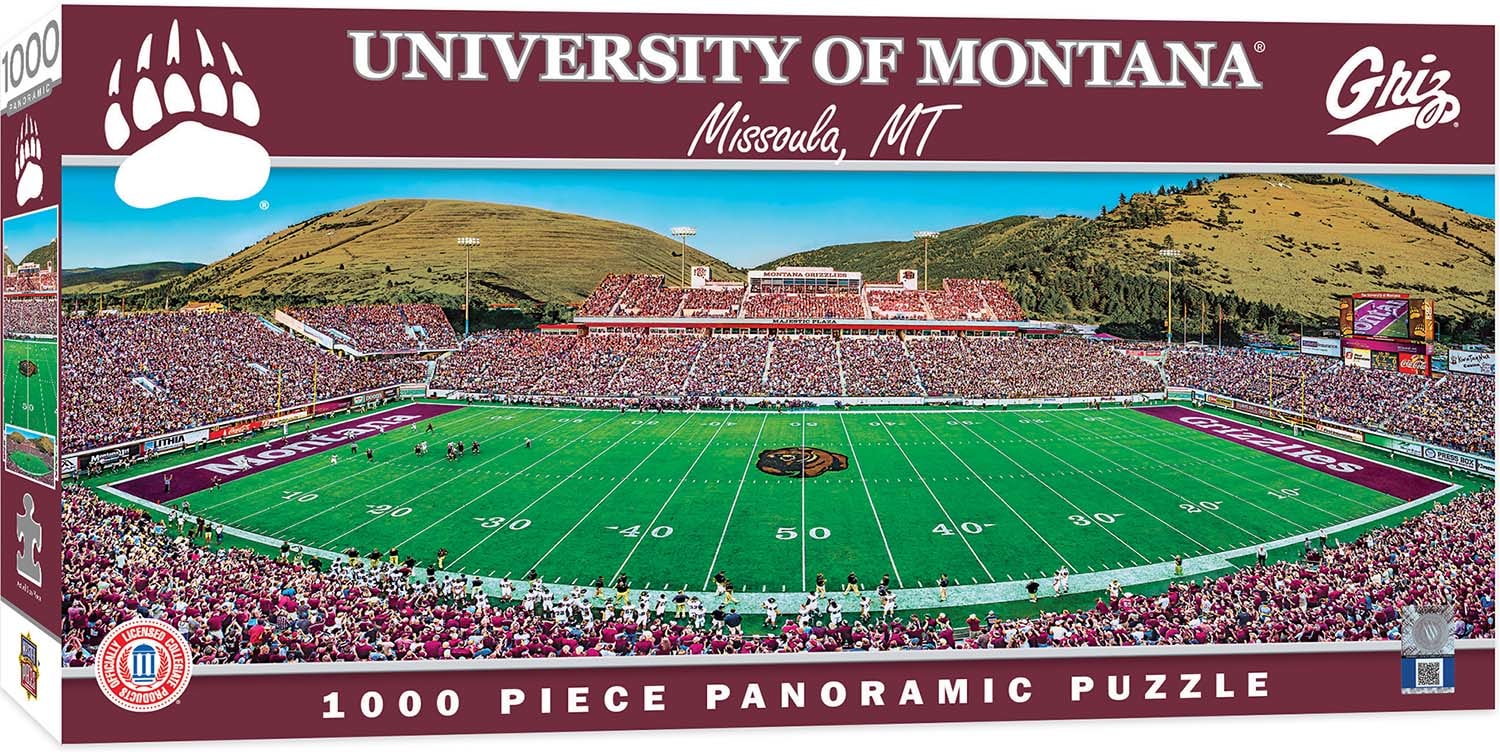 Montana Grizzlies NCAA Stadium Panoramics Center View