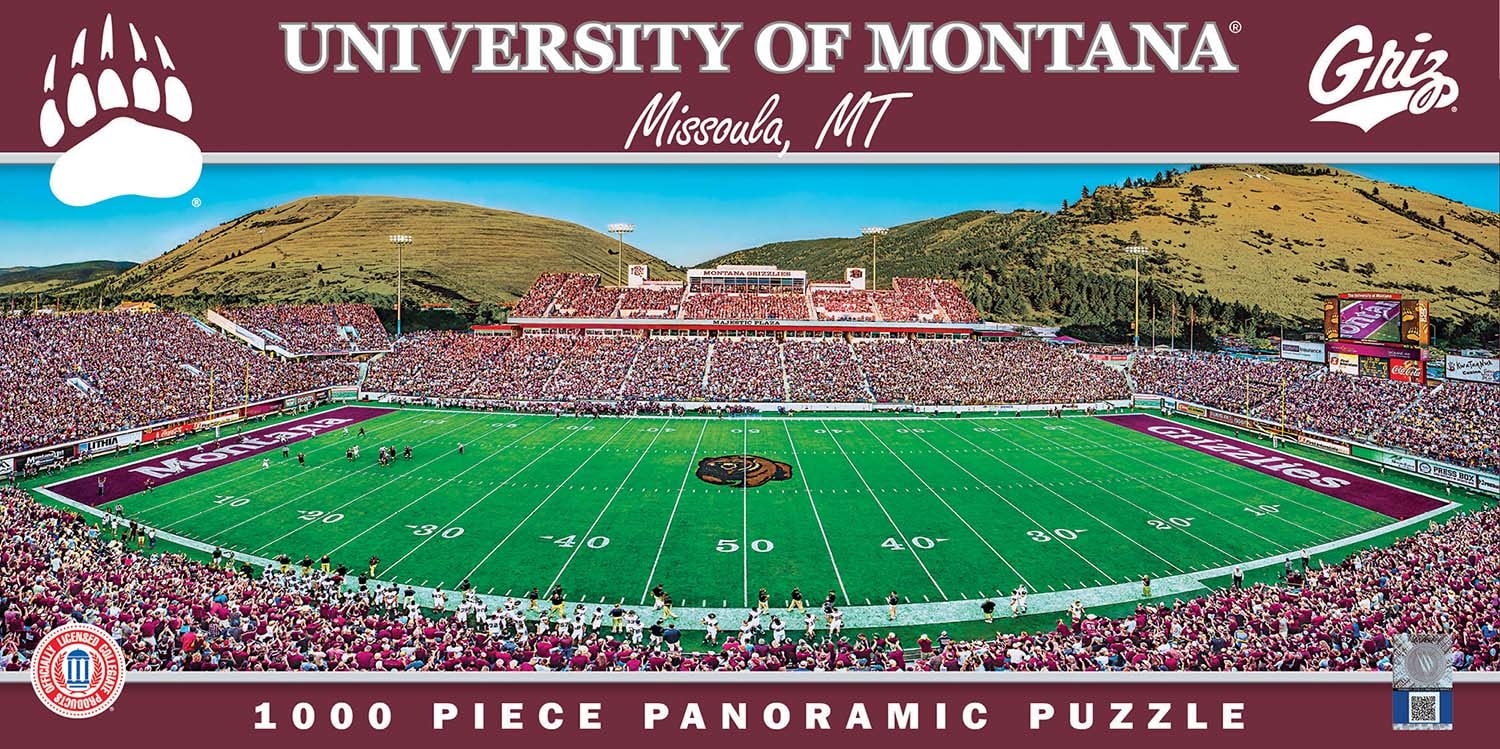 Montana Grizzlies NCAA Stadium Panoramics Center View