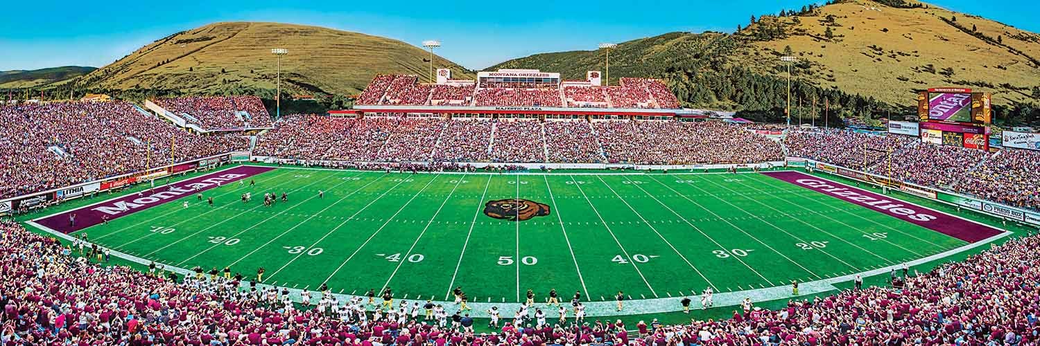 Montana Grizzlies NCAA Stadium Panoramics Center View Sports
