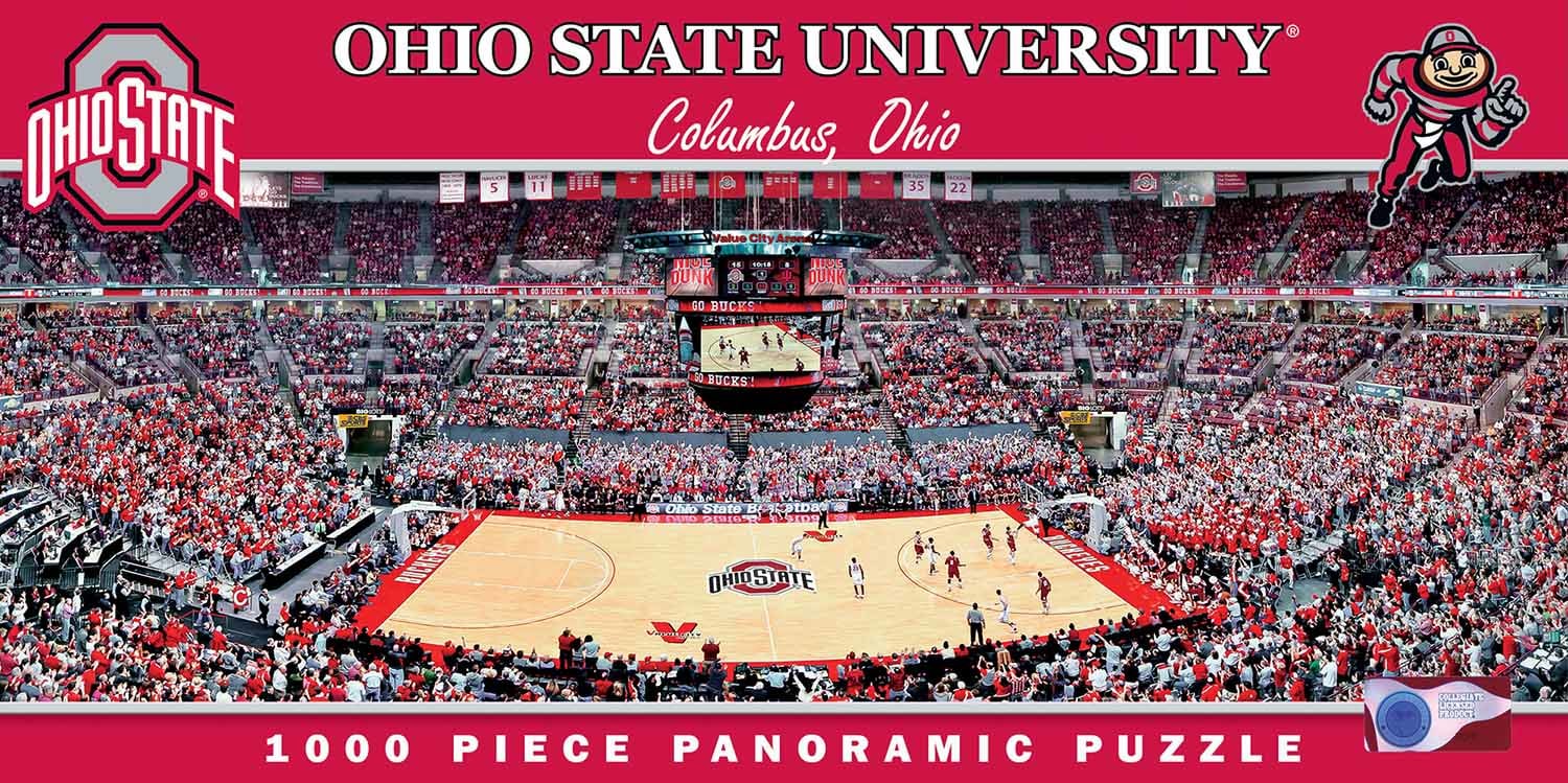 Ohio State University Buckeyes NCAA Stadium Panoramics Basketball Center View