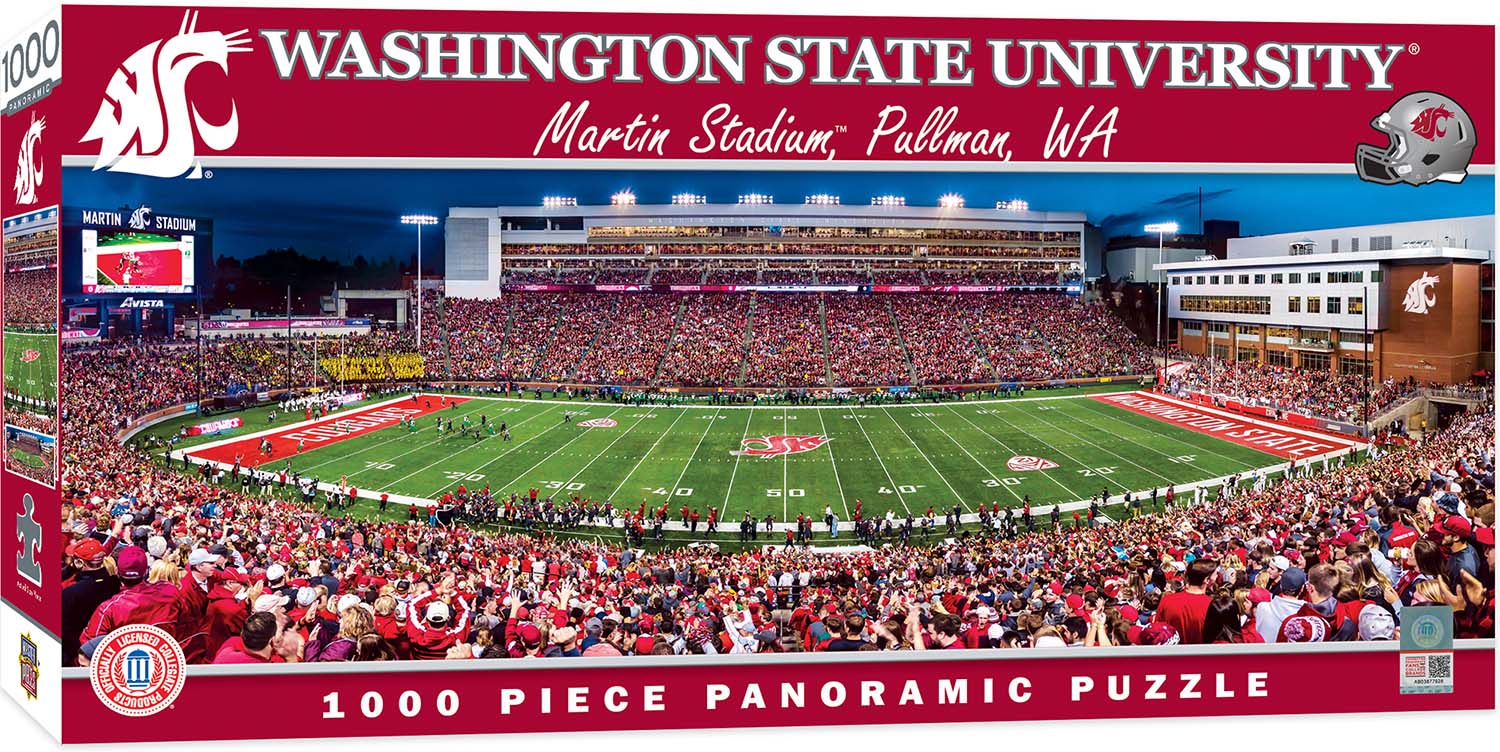 Washington State Cougars NCAA Stadium Panoramics Center View, 1000 ...