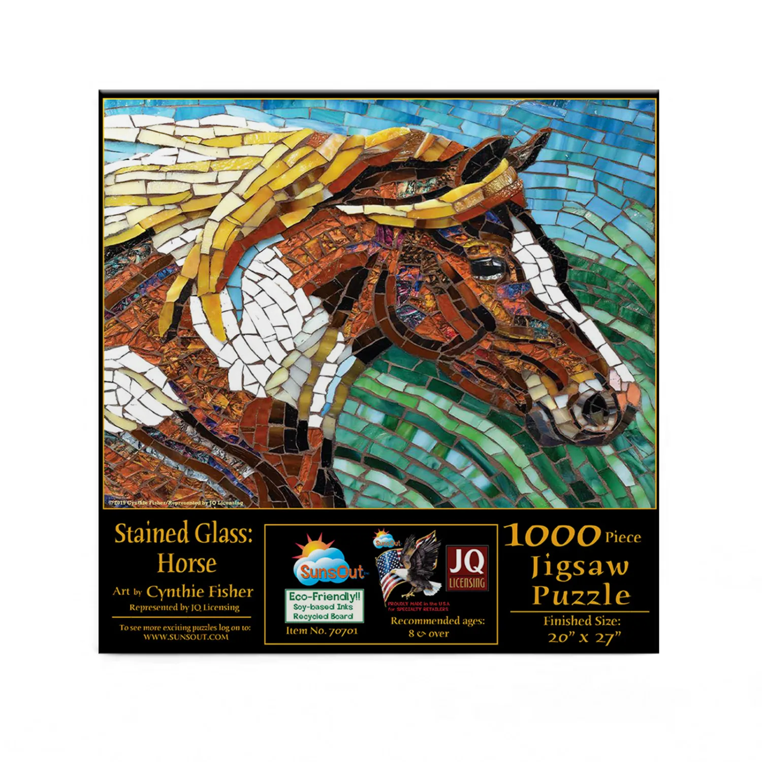 Stained Glass Horse