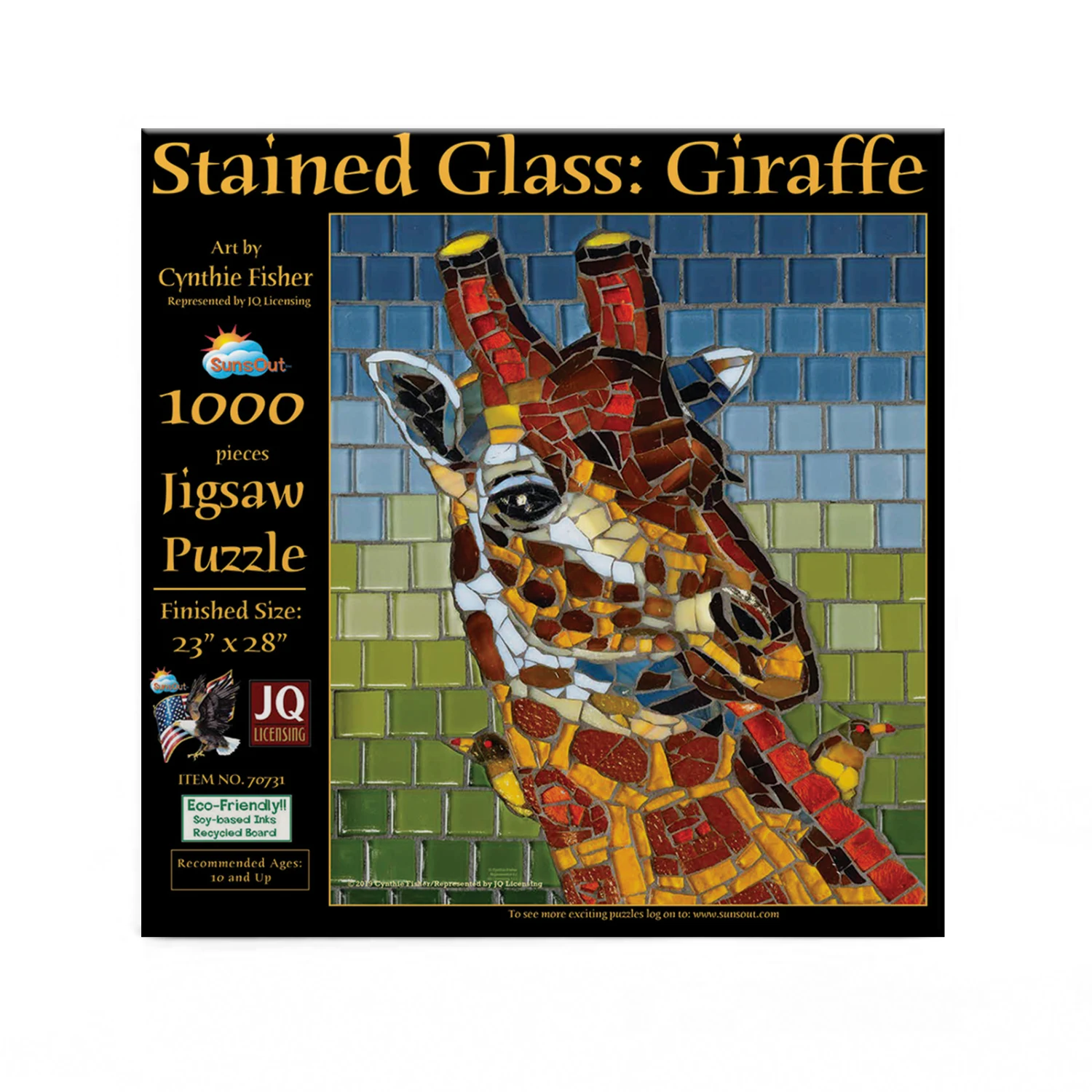 Stained Glass Giraffe - Scratch and Dent