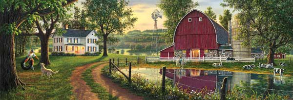 The Road Home Countryside Jigsaw Puzzle