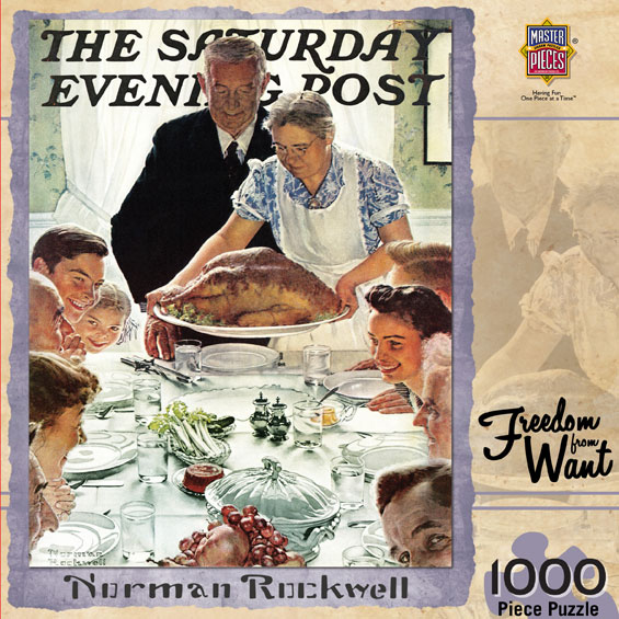 Freedom From Want (Saturday Evening Post) People Jigsaw Puzzle