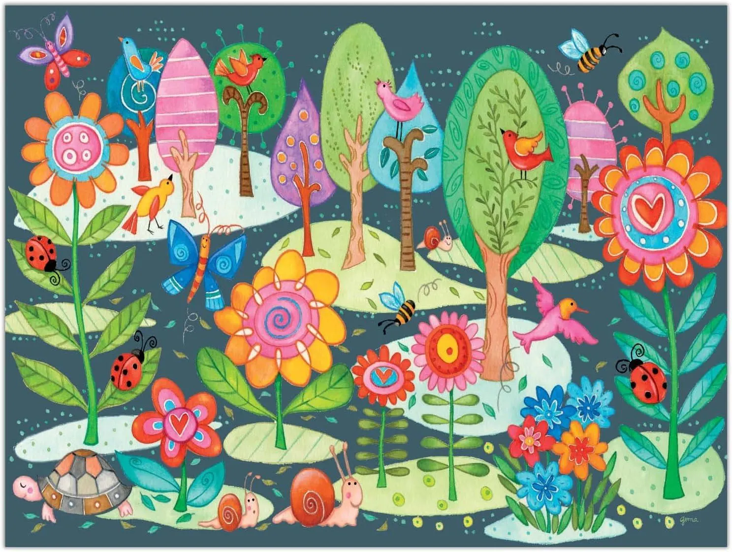 Colorful Garden Butterflies and Insects