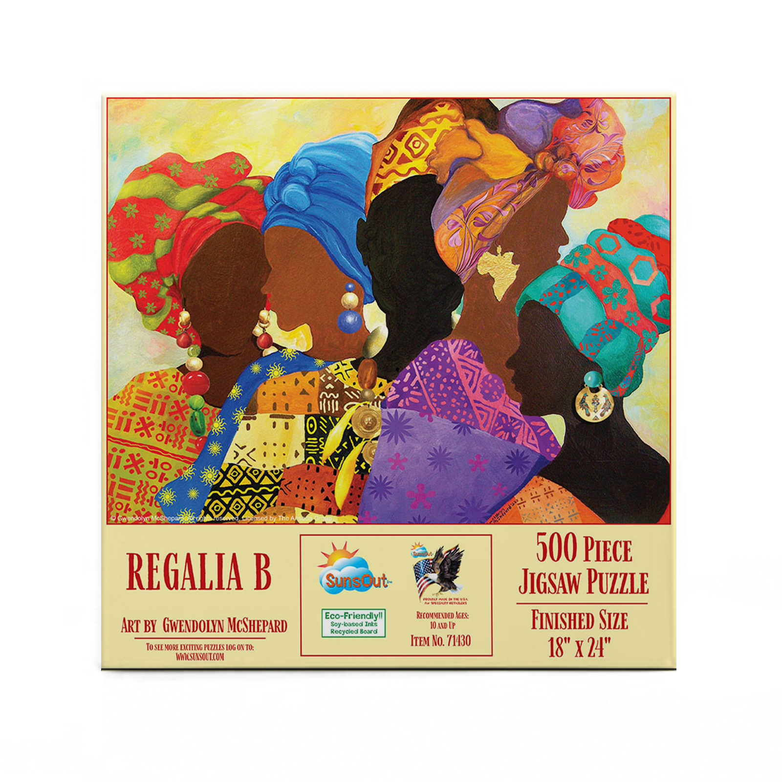 Regalia B, 500 Pieces, SunsOut | Serious Puzzles