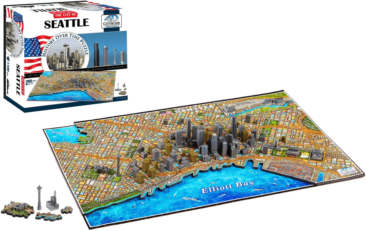 Seattle Maps & Geography Jigsaw Puzzle
