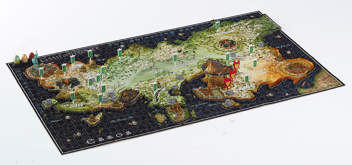 4D Game of Thrones : Essos Maps & Geography Jigsaw Puzzle
