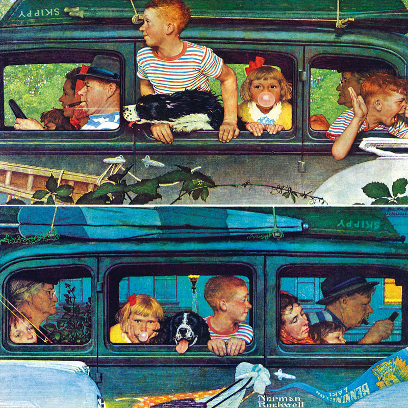Coming and Going Nostalgic & Retro Jigsaw Puzzle