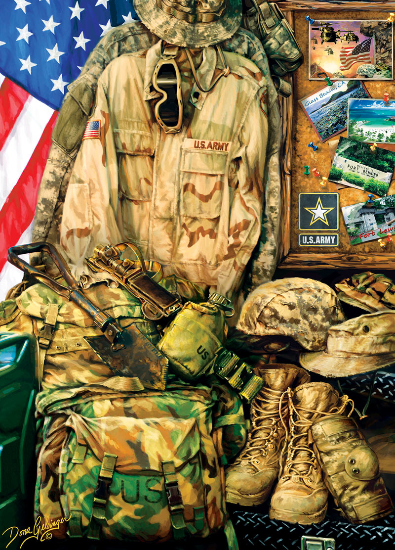 Army Strength Patriotic Jigsaw Puzzle