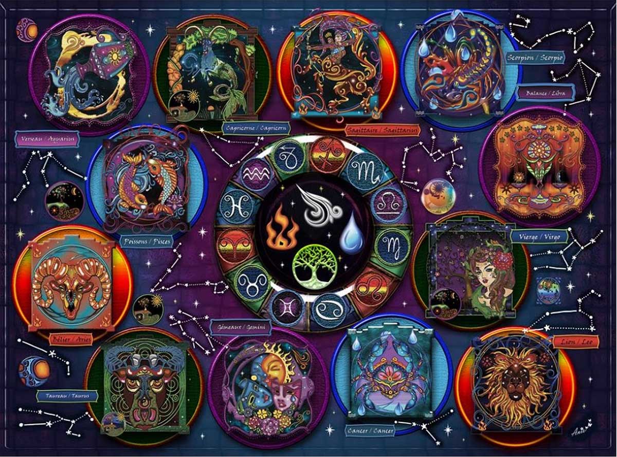 Zodiac Space Jigsaw Puzzle