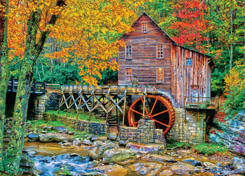 Glade Creek Grist Mill (HDR Photography) Countryside