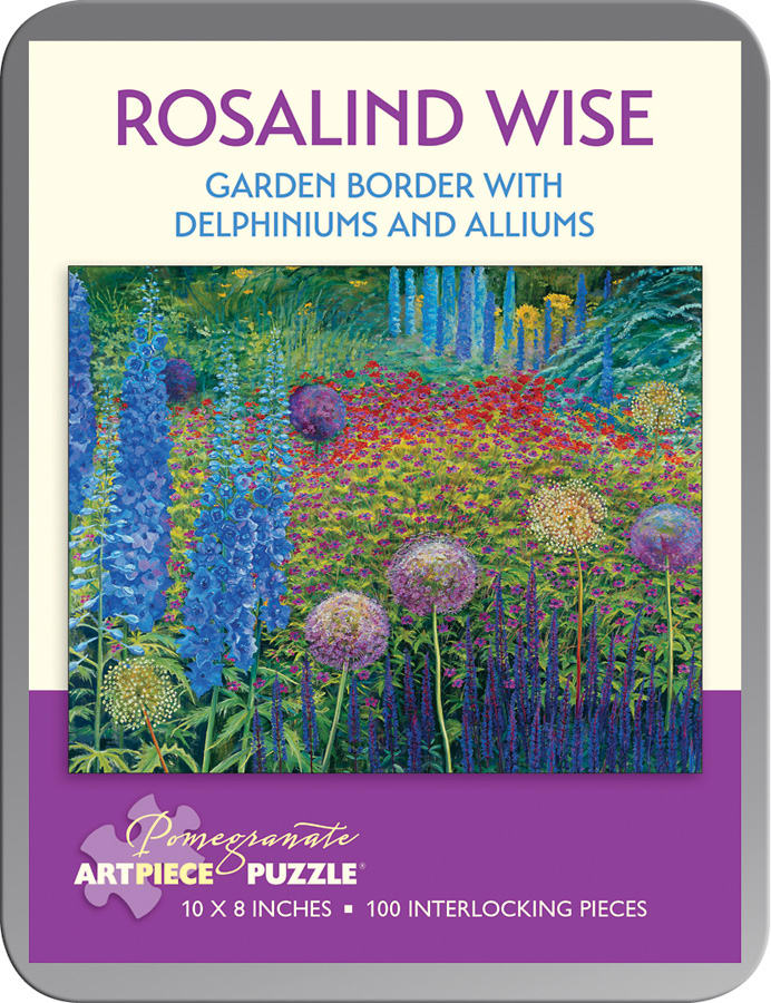 Delphiniums Alliums Mini Puzzle Flower & Garden