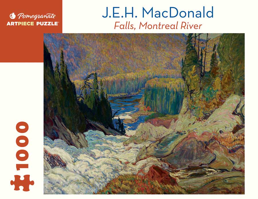 Falls, Montreal River Landscape Jigsaw Puzzle
