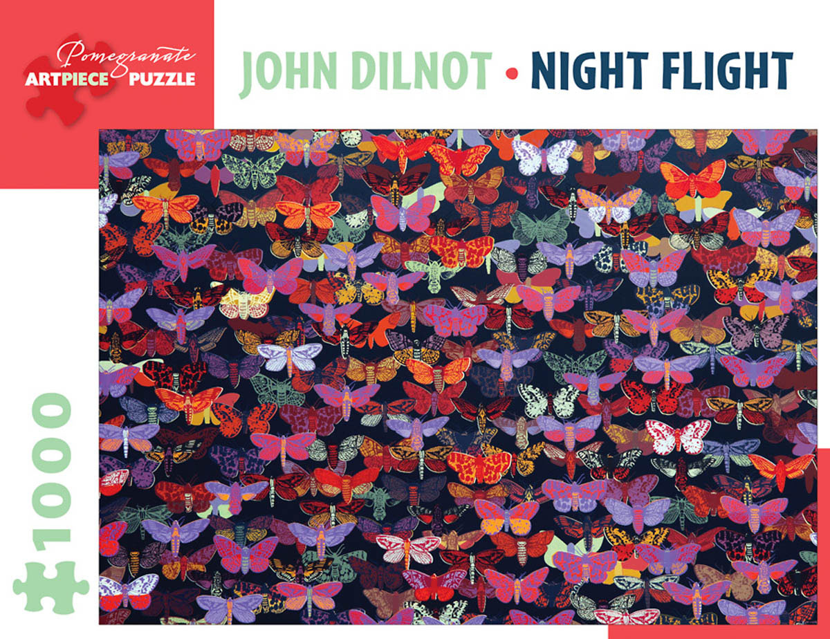 Night Flight Butterflies and Insects Jigsaw Puzzle