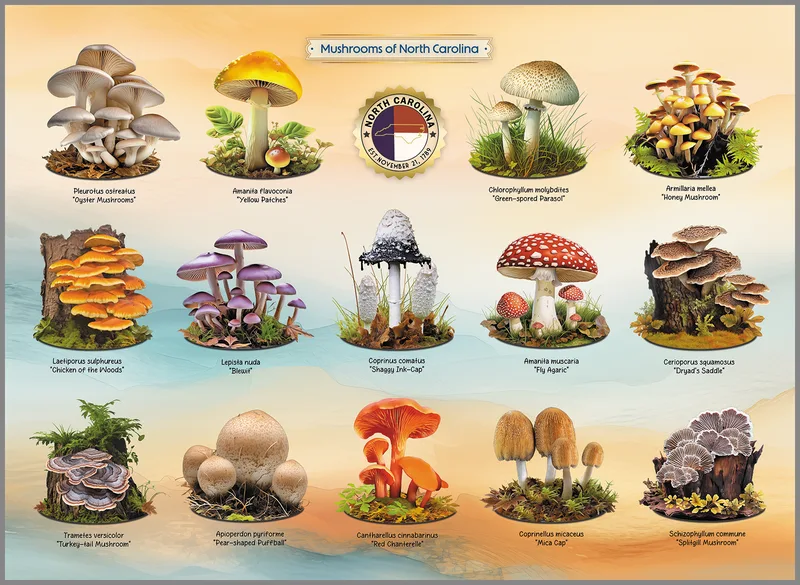 Mushrooms of North Carolina
