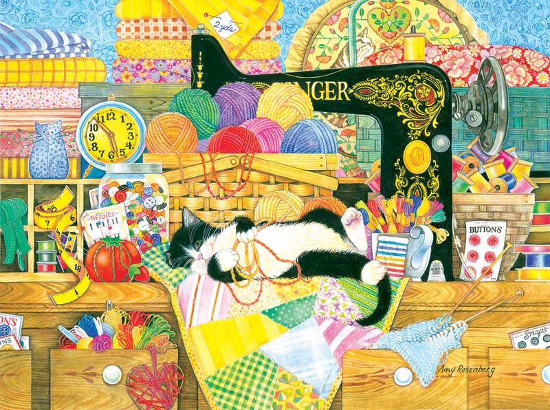 Kitten's Sewing Lesson Quilting & Crafts