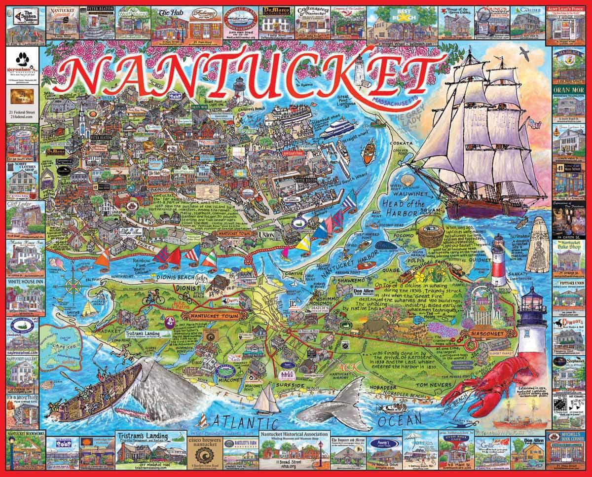 Nantucket, MA Landmarks & Monuments Jigsaw Puzzle
