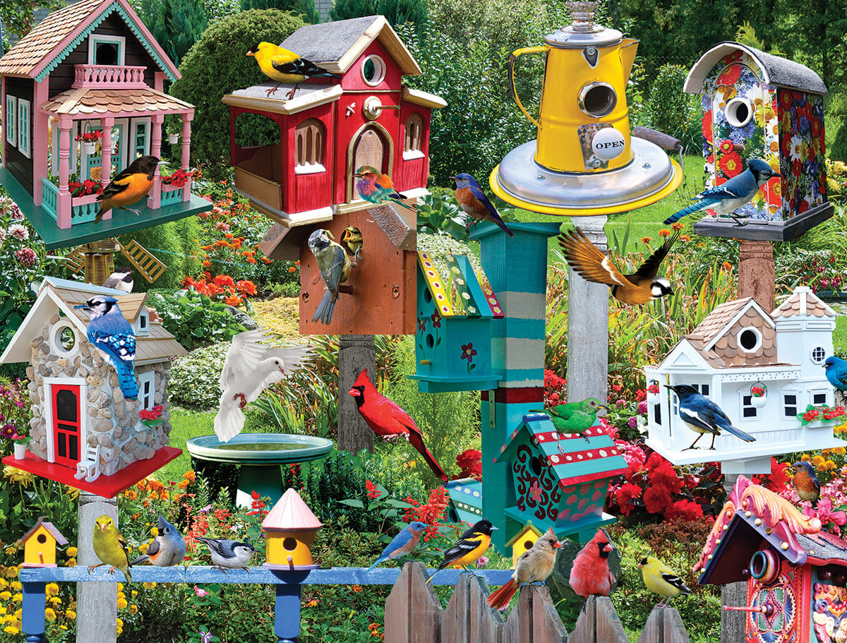 Birdhouse Village Birds