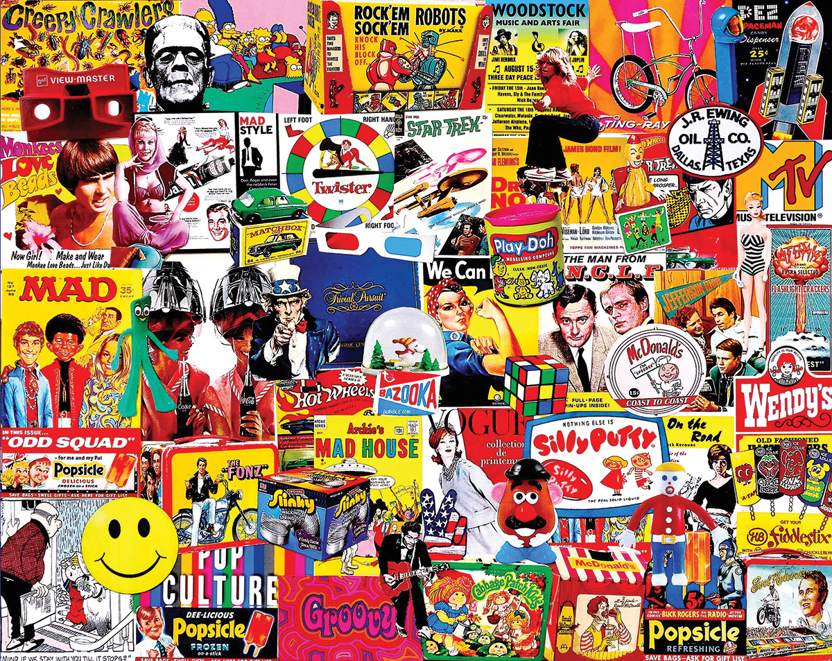 Pop Culture Nostalgic & Retro Jigsaw Puzzle
