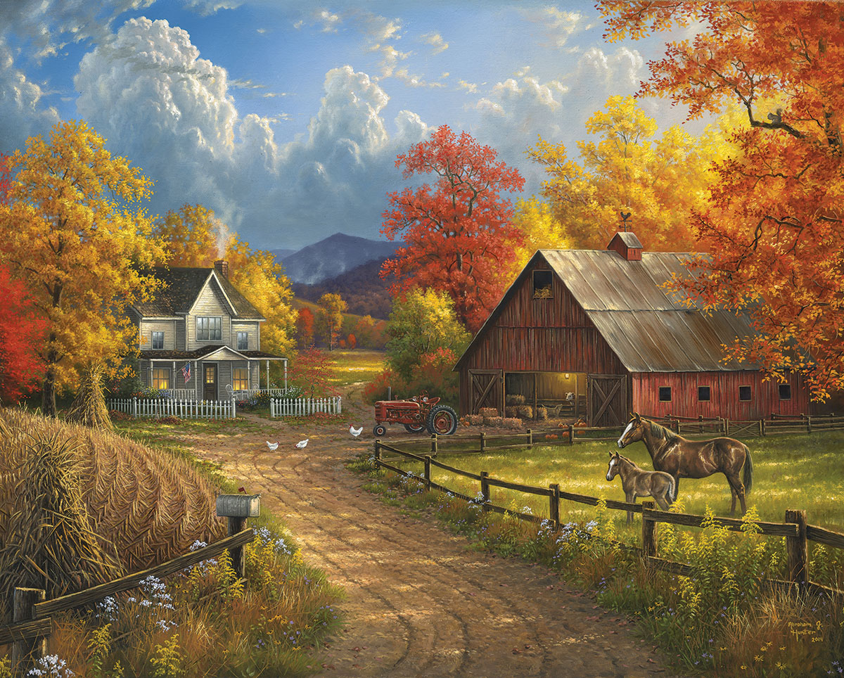 Country Blessing Countryside Jigsaw Puzzle