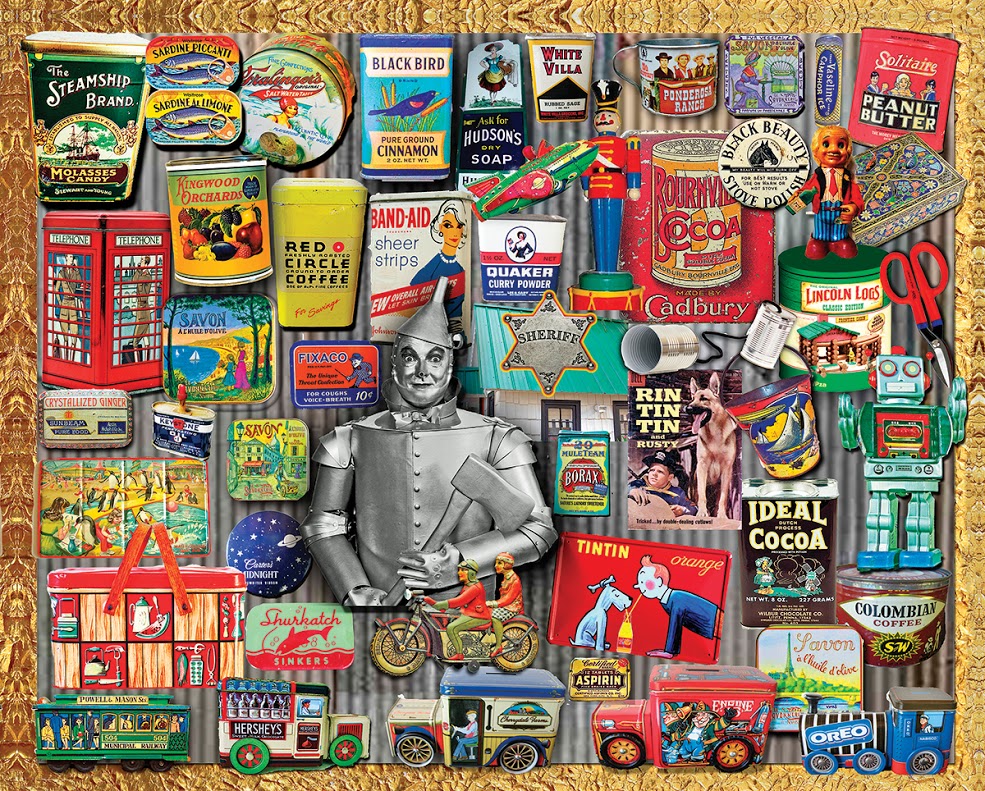 Tin Treasures Nostalgic & Retro Jigsaw Puzzle